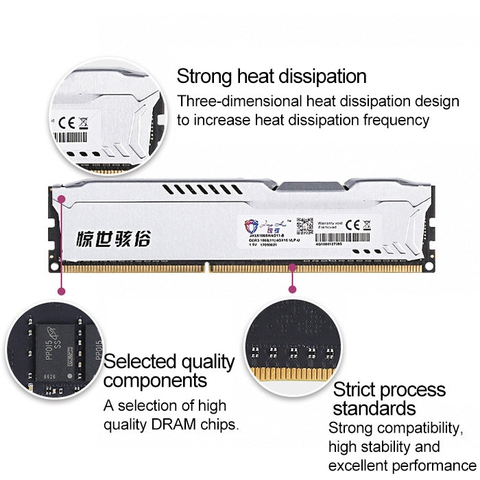 JingHai 1.25V DDR4 2666MHz 4GB Memory RAM Module for Desktop PC - RAMs by JingHai | Online Shopping UK | buy2fix