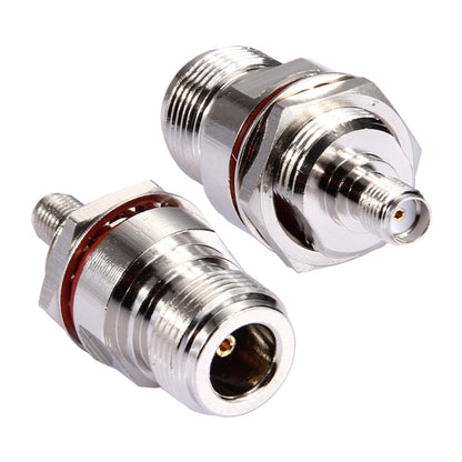 N Female with Waterproof Ring to SMA Female Connector - Connectors by buy2fix | Online Shopping UK | buy2fix