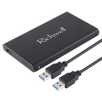 Richwell SATA R2-SATA-320GB 320GB 2.5 inch USB3.0 Super Speed Interface Mobile Hard Disk Drive(Black) - External Hard Drives by Richwell | Online Shopping UK | buy2fix