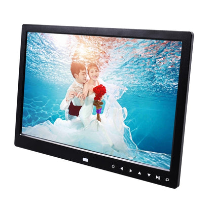 13.0 inch LED Display Digital Photo Frame with Holder / Remote Control, Allwinner, Support USB / SD Card Input / OTG (Black) - Consumer Electronics by buy2fix | Online Shopping UK | buy2fix
