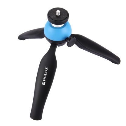 PULUZ Pocket Mini Tripod Mount with 360 Degree Ball Head & Phone Clamp for Smartphones(Blue) - Camera Accessories by PULUZ | Online Shopping UK | buy2fix