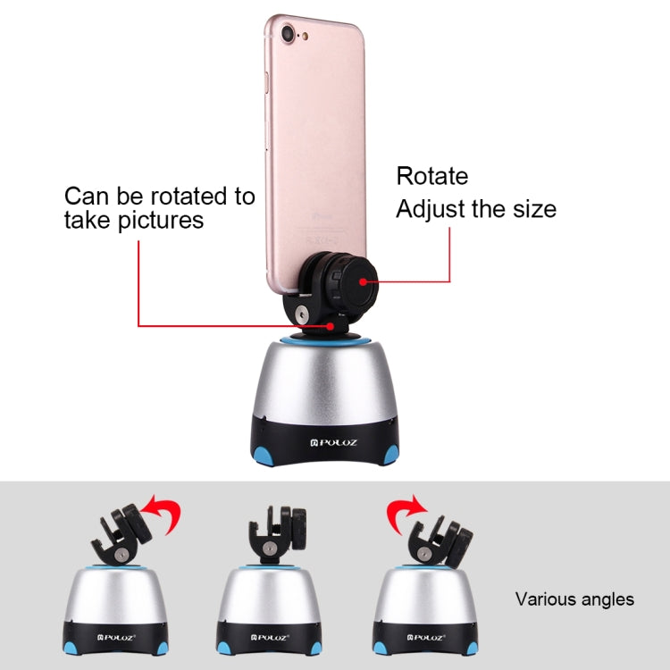 PULUZ Phone Mount Metal Clamp for 360 Degree Rotation Panoramic Head - Camera Accessories by PULUZ | Online Shopping UK | buy2fix