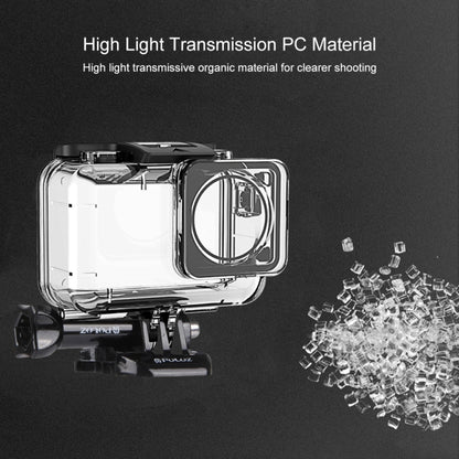 PULUZ 61m Underwater Waterproof Housing Diving Case for DJI Osmo Action, with Buckle Basic Mount & Screw - Waterproof Cases by PULUZ | Online Shopping UK | buy2fix