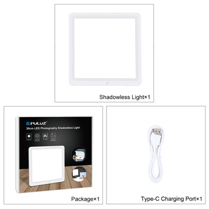 PULUZ LED Shadowless Light Pad for 30cm Photo Studio Box (White) -  by PULUZ | Online Shopping UK | buy2fix