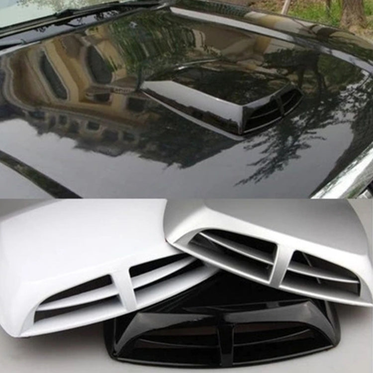 Car Turbo Style Air Intake Bonnet Scoop for Car Decoration(White) - Decorative Sticker by buy2fix | Online Shopping UK | buy2fix