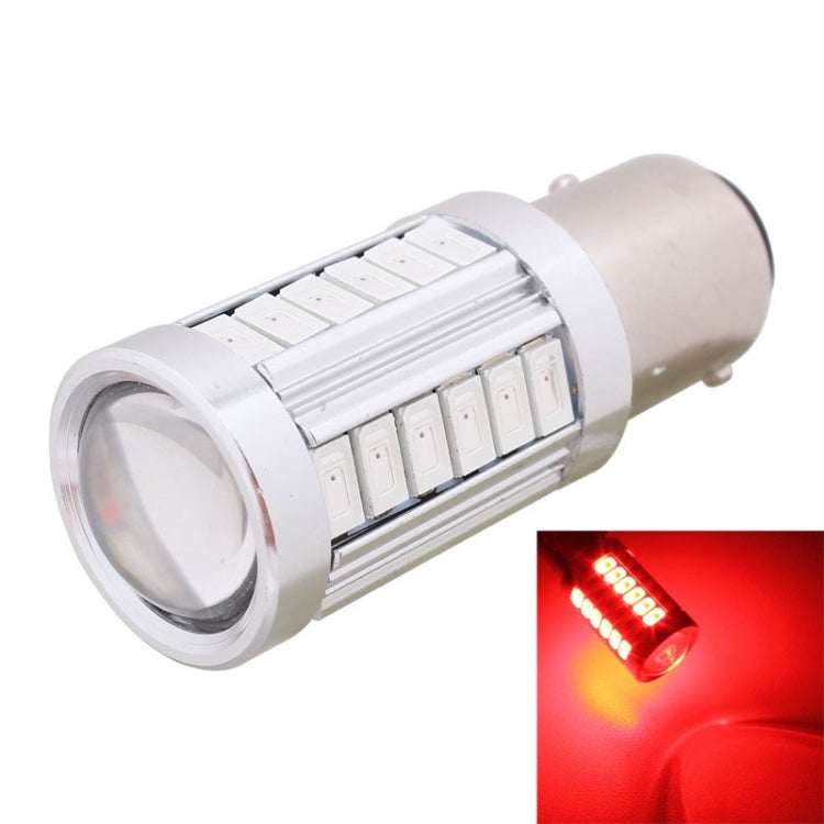 2PCS 1157/BAY15D 16.5W 1155LM 630-660nm 33 LED SMD 5630 Red Light Car Brake Light Lamp Bulb for Vehicles , DC12V(Red Light) - In Car by buy2fix | Online Shopping UK | buy2fix