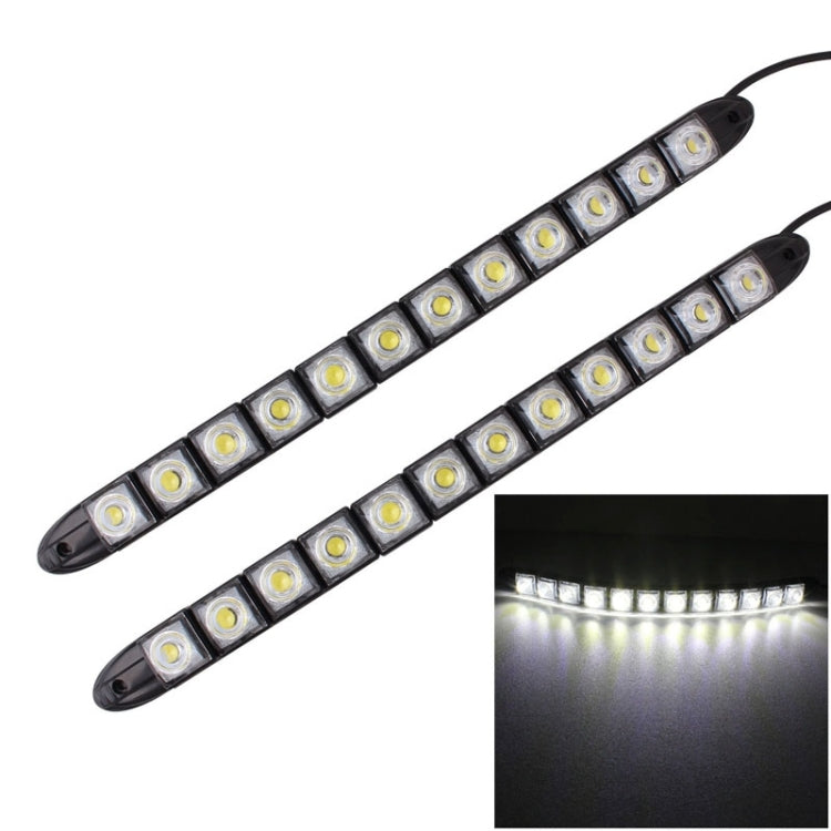 2 PCS  6W 12 LED SMD 5050 Flexible Snake LED Car Daytime Running Lights, DC 12V - In Car by buy2fix | Online Shopping UK | buy2fix