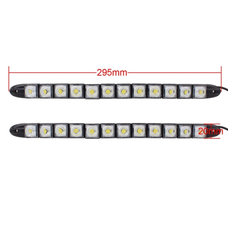 2 PCS  6W 12 LED SMD 5050 Flexible Snake LED Car Daytime Running Lights, DC 12V - In Car by buy2fix | Online Shopping UK | buy2fix