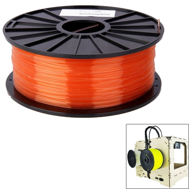 PLA 3.0 mm Transparent 3D Printer Filaments, about 115m(Red) - Consumer Electronics by buy2fix | Online Shopping UK | buy2fix