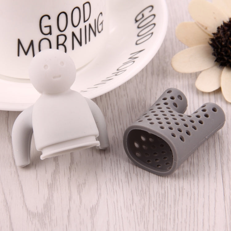 Cute Mr Tea Infuser Silicone Tea Strainers - Home & Garden by buy2fix | Online Shopping UK | buy2fix