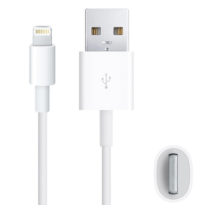 1m USB Sync Data & Charging Cable(White) - Normal Style Cable by buy2fix | Online Shopping UK | buy2fix