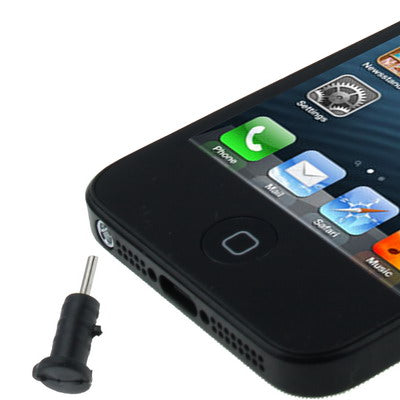 100 PCS Earphone Slot Anti-dust Stopper for iPhone 6S / 6S Plus, 6 / 6 Plus, iPhone 5 / 5S / 5C / SE, iPad Air / iPad Air 2, iPad mini 4(Black) - Apple Accessories by buy2fix | Online Shopping UK | buy2fix