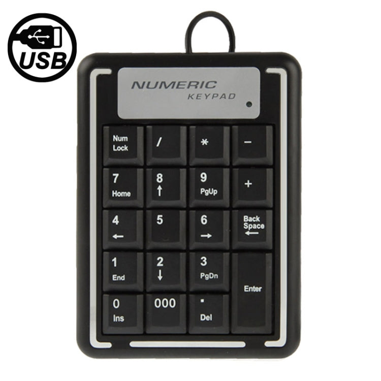 USB Non-synchronous Notebook Computer Numeric Keyboard with 19 Keys - Mini Keyboard by buy2fix | Online Shopping UK | buy2fix