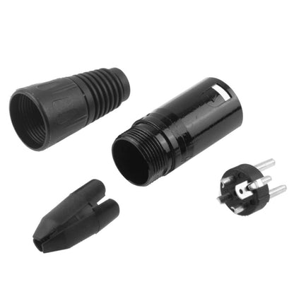 3 Pin XLR Male Plug Microphone Connector Adapter(Black) - Consumer Electronics by buy2fix | Online Shopping UK | buy2fix