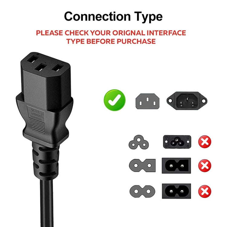 Small UK Power Cord, Cable Length: 1.2m - Power Cord by buy2fix | Online Shopping UK | buy2fix