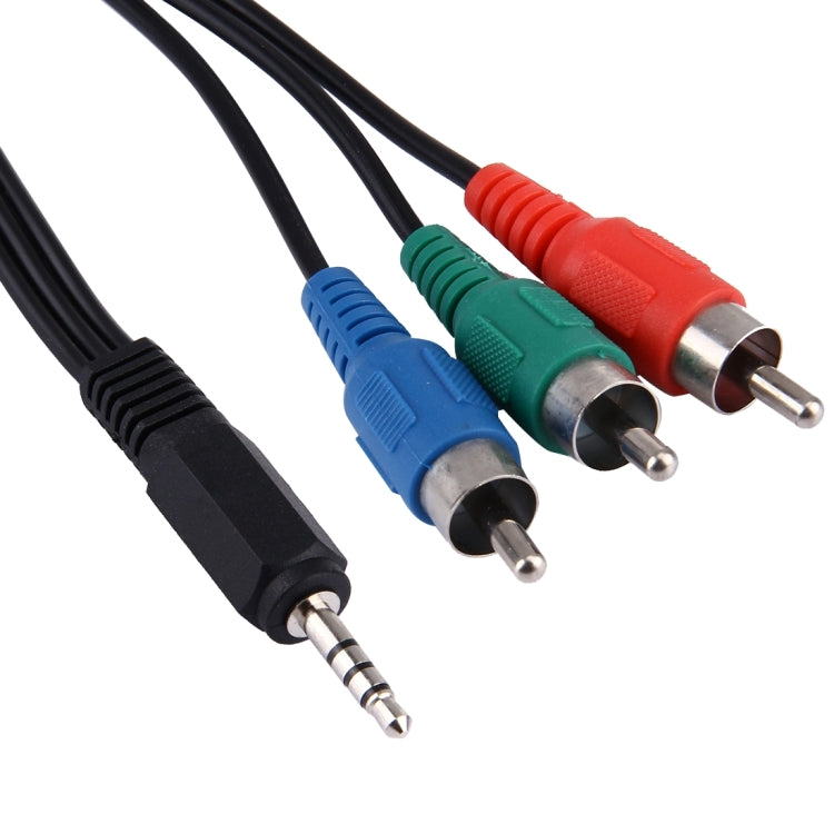 1.5m Jack 3.5mm RGB Component Video Cable - RCA Cable by buy2fix | Online Shopping UK | buy2fix