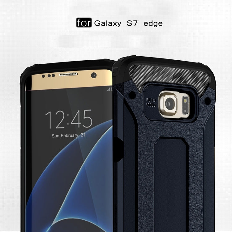For Galaxy S7 Edge / G935 Tough Armor TPU + PC Combination Case (Dark Blue) - More Brand by buy2fix | Online Shopping UK | buy2fix