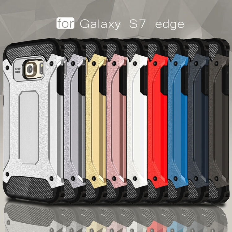 For Galaxy S7 Edge / G935 Tough Armor TPU + PC Combination Case (Black) - Samsung Accessories by buy2fix | Online Shopping UK | buy2fix