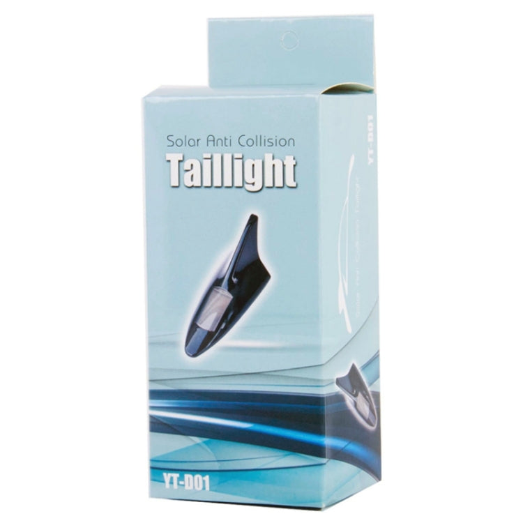 Solar Shark Fin High-positioned Alarm Light(Blue) - In Car by buy2fix | Online Shopping UK | buy2fix