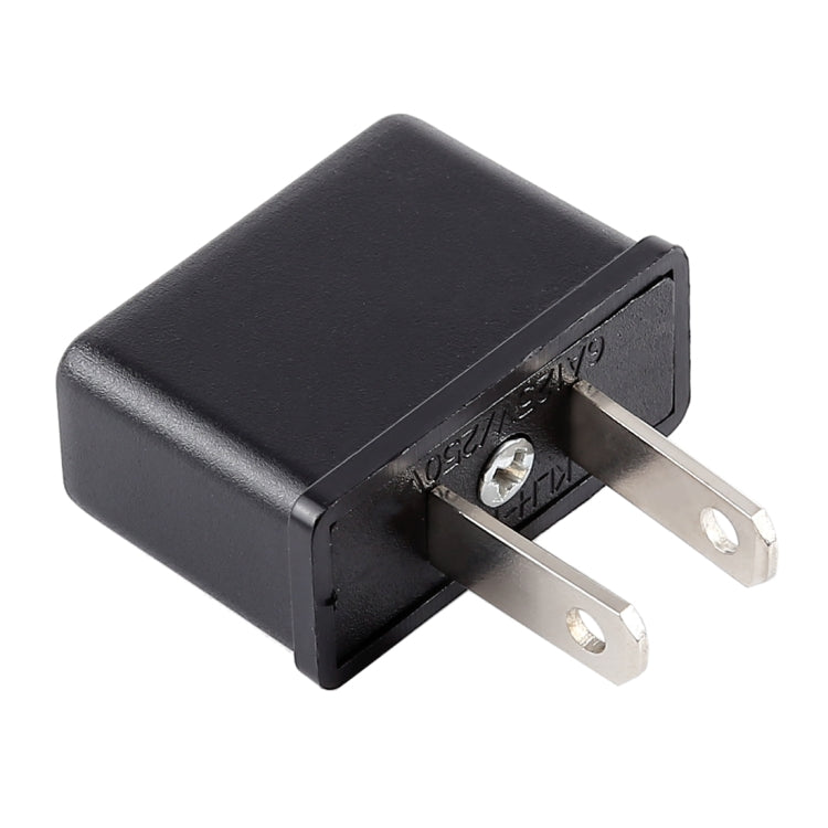 US & EU & AU Plug to US Plug AC Wall Universal Travel Power Socket Plug Adaptor(Black) - Consumer Electronics by buy2fix | Online Shopping UK | buy2fix