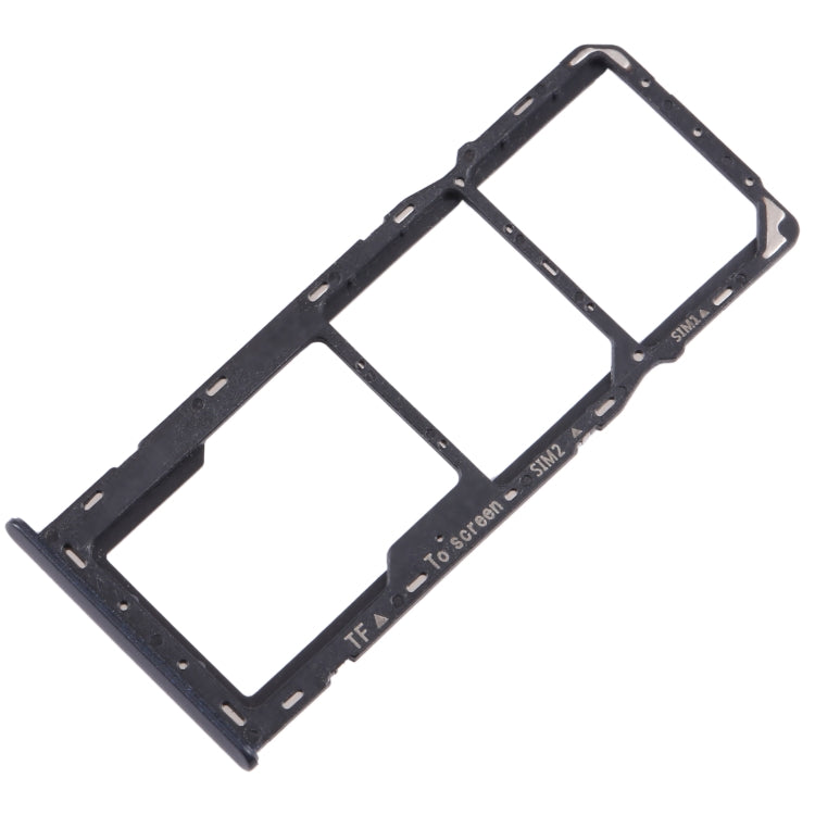 For Samsung Galaxy A22 5G SM-A226B Original SIM Card Tray + SIM Card Tray + Micro SD Card Tray (Black) - Card Socket by buy2fix | Online Shopping UK | buy2fix