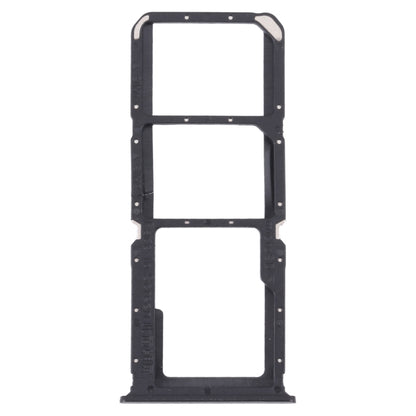SIM Card Tray + SIM Card Tray + Micro SD Card Tray for OPPO A95 4G/Reno6 Lite (Black) - Repair & Spare Parts by buy2fix | Online Shopping UK | buy2fix