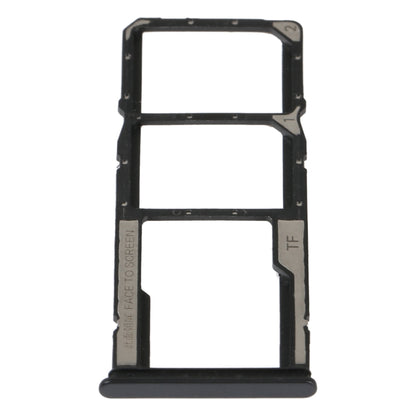 SIM Card Tray + SIM Card Tray + Micro SD Card Tray For Xiaomi Redmi Note 11S 5G (Black) - Card Tray by buy2fix | Online Shopping UK | buy2fix