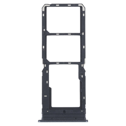 For vivo Y16 SIM Card Tray + SIM Card Tray + Micro SD Card Tray (Black) - Repair & Spare Parts by buy2fix | Online Shopping UK | buy2fix