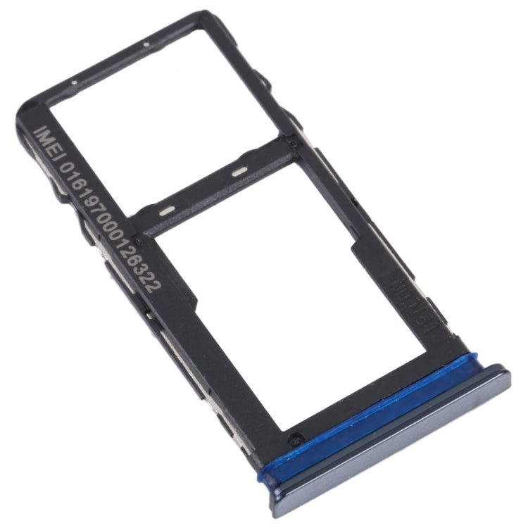 For TCL 30 / 30+ / 30 5G Original SIM Card Tray + Micro SD Card Tray (Black) - Repair & Spare Parts by buy2fix | Online Shopping UK | buy2fix