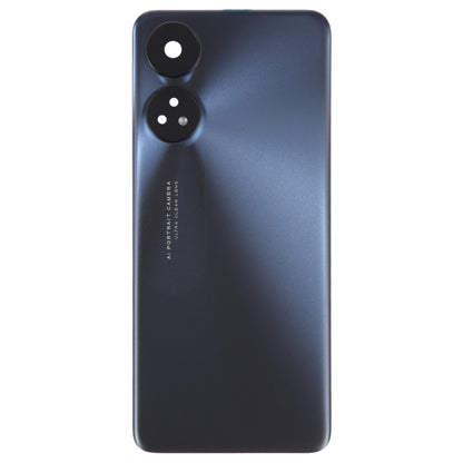 For OPPO Reno8 T 4G Original Battery Back Cover with Camera Lens Cover(Black) - Back Cover by buy2fix | Online Shopping UK | buy2fix