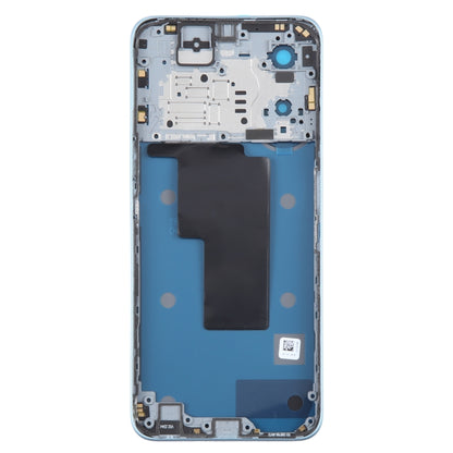 For OPPO A58 Original Battery Back Cover with Middle Frame(Blue) - Back Cover by buy2fix | Online Shopping UK | buy2fix