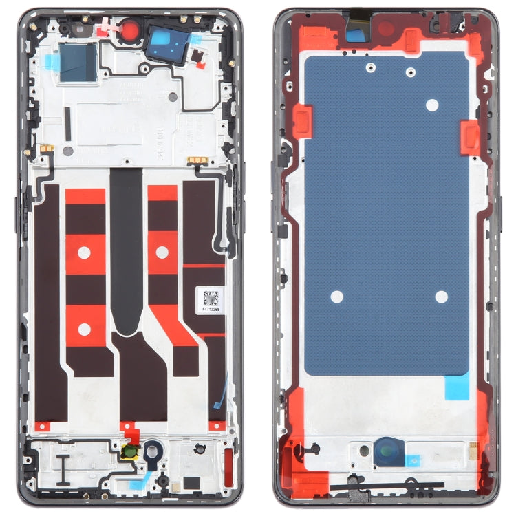 For OPPO Reno8 T 5G Original Front Housing LCD Frame Bezel Plate (Black) - Frame Bezel Plate by buy2fix | Online Shopping UK | buy2fix