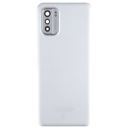 For Nokia G60 Original Battery Back Cover with Camera Lens Cover(Silver) - Back Cover by buy2fix | Online Shopping UK | buy2fix