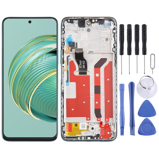 For Huawei Nova 10z Original LCD Screen Digitizer Full Assembly with Frame (Green) - LCD Screen by buy2fix | Online Shopping UK | buy2fix