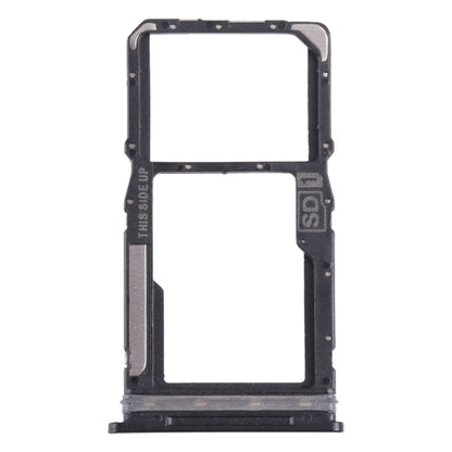 For Motorola Moto G Power 2022 SIM Card Tray + Micro SD Card Tray (Black) - Card Socket by buy2fix | Online Shopping UK | buy2fix