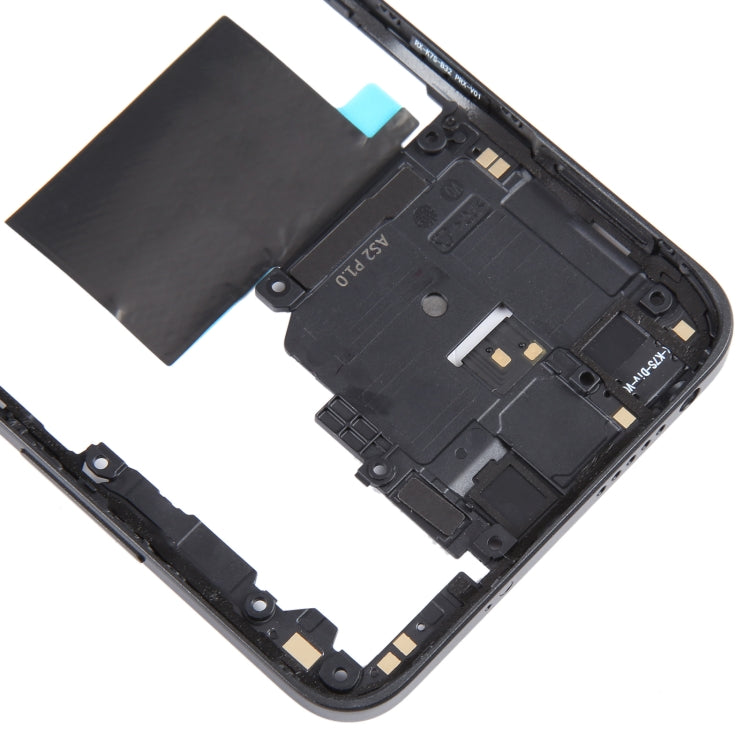 For Xiaomi Redmi Note 12S Original Middle Frame Bezel Plate (Black) - Frame Bezel Plate by buy2fix | Online Shopping UK | buy2fix