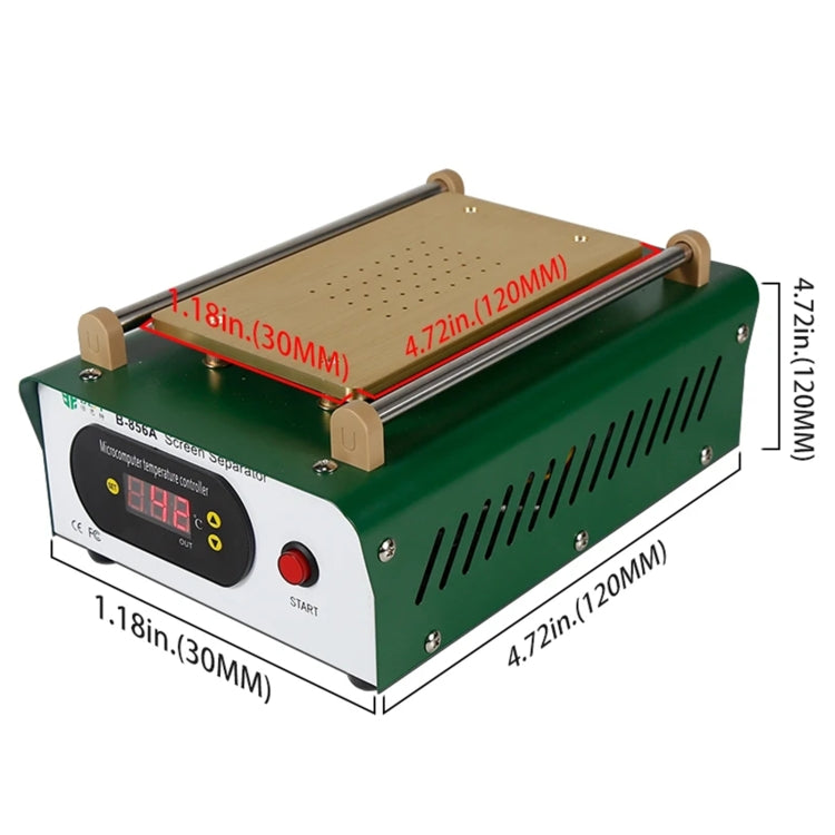 BST-B-856A AC 220V Electrical Vacuum Pump LCD Screen Separator, UK Plug - Separation Equipment by BEST | Online Shopping UK | buy2fix