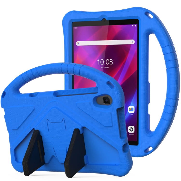 For Lenovo Tab M8 TB-8505F/X(HD)/8705 EVA Flat Anti Falling Protective Case Shell with Holder(Blue) - Mobile Accessories by buy2fix | Online Shopping UK | buy2fix