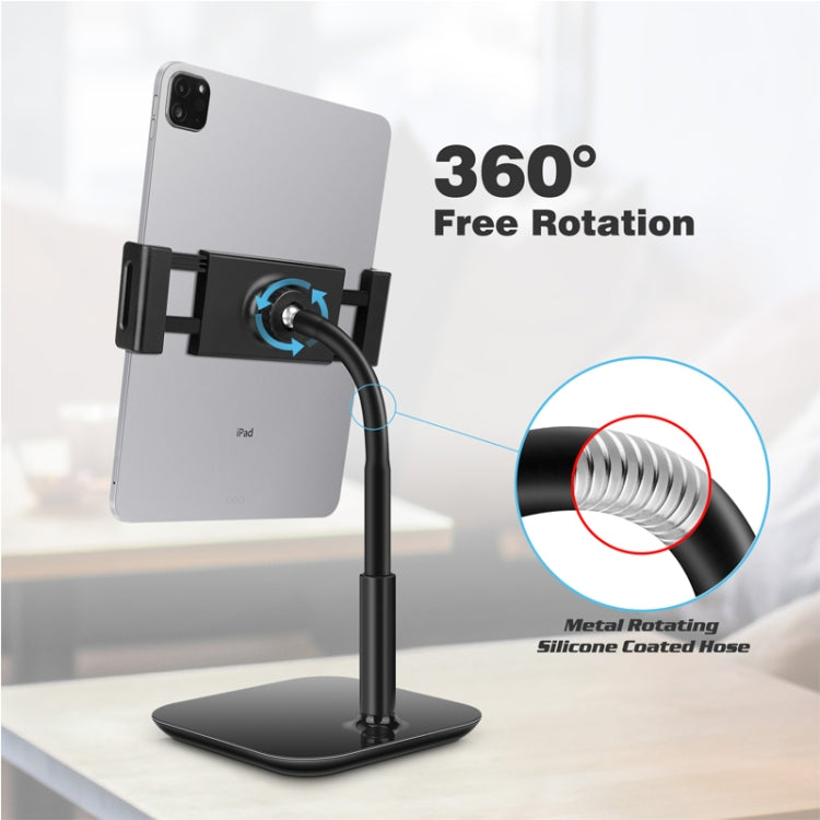 NS-06A Cell Phone Stand, 360 Degree Rotating,Aluminum Alloy Material,Thick Case Friendly Phone Holder Stand for Desk, Compatible with All Mobile Phones,iPhone,iPad,etc - Lazy Bracket by buy2fix | Online Shopping UK | buy2fix