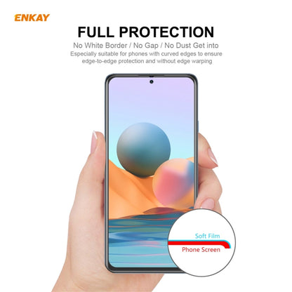 For Redmi Note 10 Pro / Note 10 Pro Max 2 PCS ENKAY Hat-Prince Full Glue Full Coverage Screen Protector Explosion-proof Hydrogel Film - For Xiaomi by ENKAY | Online Shopping UK | buy2fix