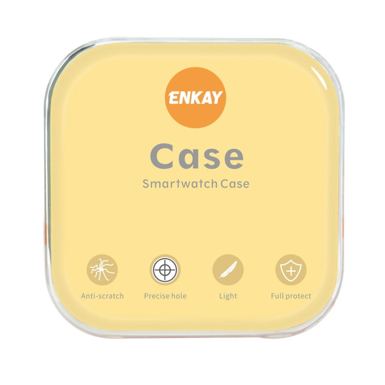 For Huawei Watch 3 Pro 48mm ENKAY Hat-Prince Full Coverage Transparent Soft Case TPU HD Clear Cover(Gold) - Watch Cases by ENKAY | Online Shopping UK | buy2fix