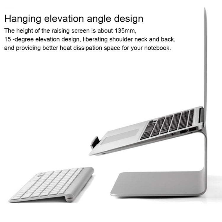 AP-2 Aluminum Alloy 360 Degrees Rotation Adjustable Laptop Stand for 11-17 inch Notebook - Computer & Networking by buy2fix | Online Shopping UK | buy2fix