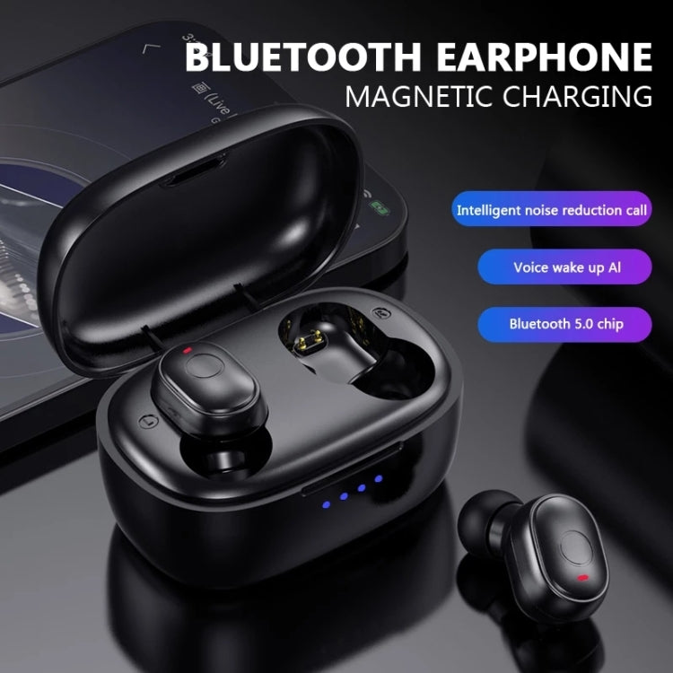T&G TG911 Bluetooth V5.1 Sport Waterproof Mini Touch-Control Noise Cancelling Earphones(Fink) - Bluetooth Earphone by T&G | Online Shopping UK | buy2fix