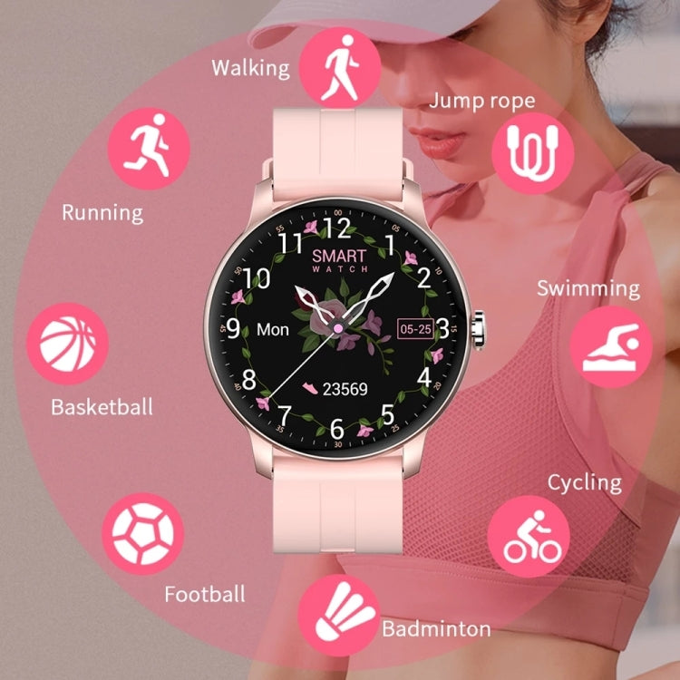 Z2 1.3 inch Color Screen Smart Watch, IP67 Waterproof,Support Bluetooth Call/Heart Rate Monitoring/Blood Pressure Monitoring/Blood Oxygen Monitoring/Sleep Monitoring(Pink) - Smart Wear by buy2fix | Online Shopping UK | buy2fix