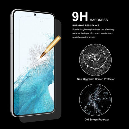 For Samsung Galaxy S22+ 5G 10pcs ENKAY 0.2mm Tempered Glass Film, Support Fingerprint Unlock - Galaxy S22+ 5G Tempered Glass by ENKAY | Online Shopping UK | buy2fix