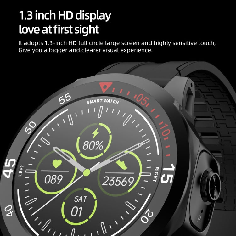 N16 1.28 inch Color Screen Smart Watch,Support Heart Rate Monitoring/Blood Pressure Monitoring(Black) - Smart Wear by buy2fix | Online Shopping UK | buy2fix