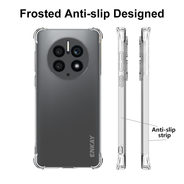 For Huawei Mate 50 Pro 4G ENKAY Transparent TPU Shockproof Phone Case - Huawei Cases by ENKAY | Online Shopping UK | buy2fix