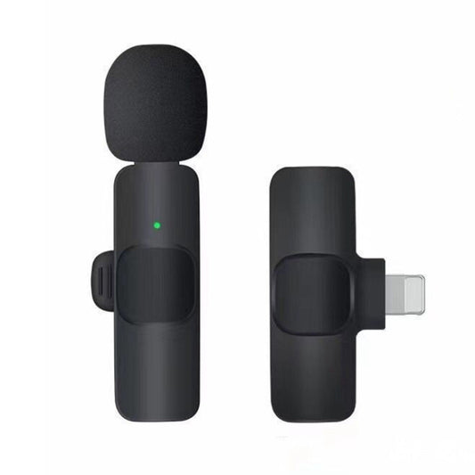 K9 Wireless Clip-on Auto-Sync Noise Cancelling Live Mini Microphone with 8-Pin Receiver - Consumer Electronics by buy2fix | Online Shopping UK | buy2fix