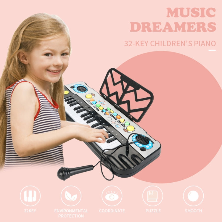 MoFun 3202 32 Keys Electronic Keyboard Children Piano - Music Toys by MoFun | Online Shopping UK | buy2fix