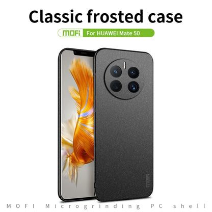 For Huawei Mate 50 MOFI Fandun Series Frosted Ultra-thin PC Hard Phone Case(Gray) - Huawei Cases by MOFI | Online Shopping UK | buy2fix